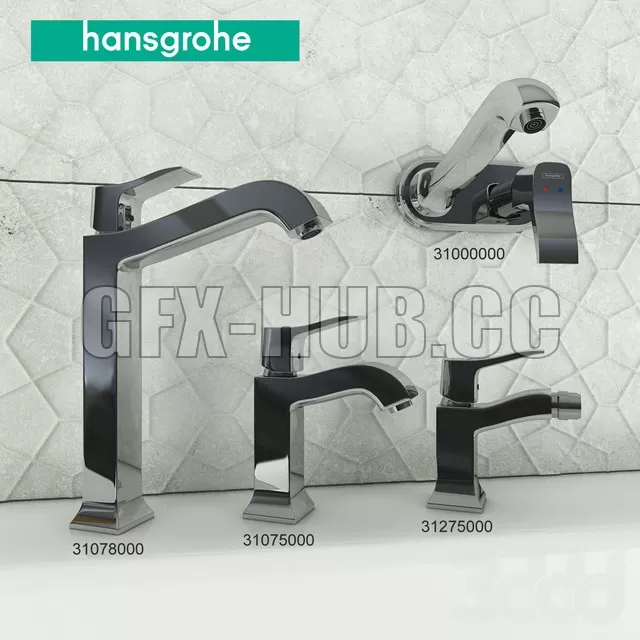 PRO MODELS – Collection of mixers Metris Classic by Hansgrohe. Part 1