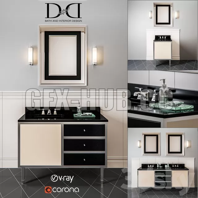 PRO MODELS – Devon & Devon – Jazz collection (3 Vanity Unit)