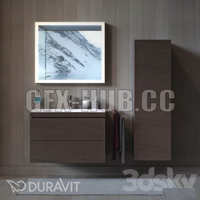 PRO MODELS – DURAVIT – L-CUBE C-BONDED