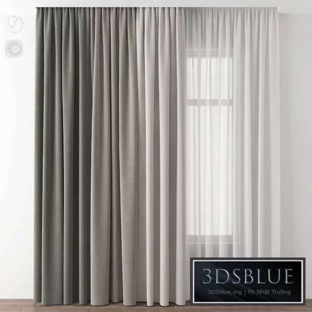 DECORATION – CURTAIN – 3DSKY Models – 2436