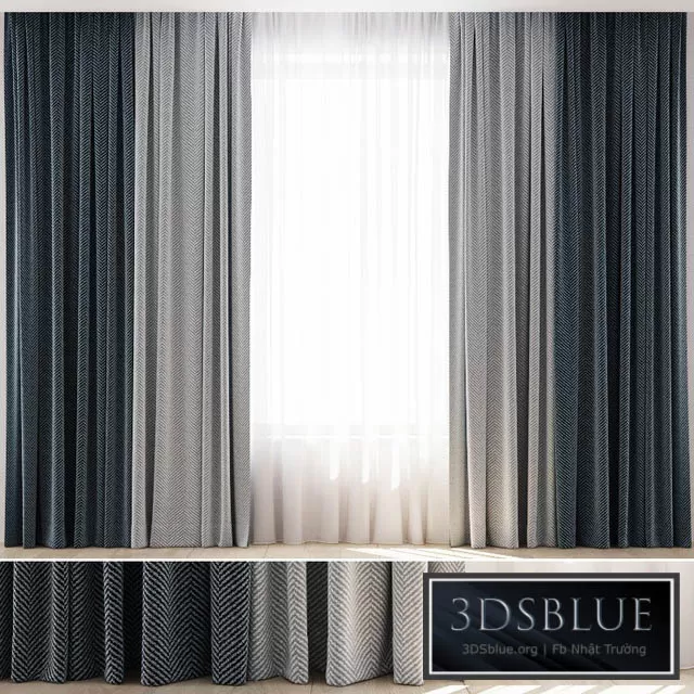 DECORATION – CURTAIN – 3DSKY Models – 2438