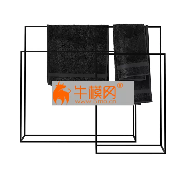 PRO MODELS – Gamani Standing Metal Towel Rack by Adriani e Rossi