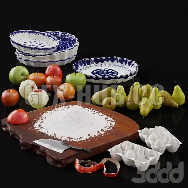 PRO MODELS – Ingridients for a pie