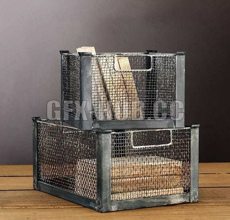 PRO MODELS – RH Mesh Metal Bin