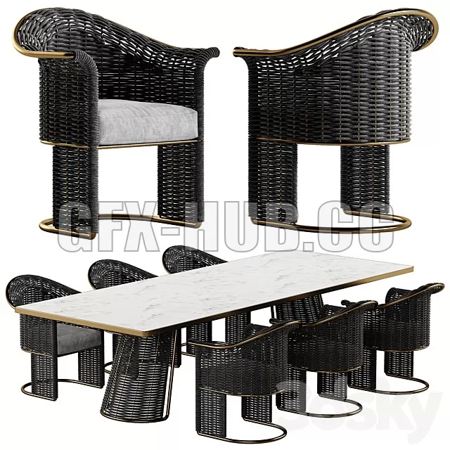 PRO MODELS – Rugiano Marina Dining Set