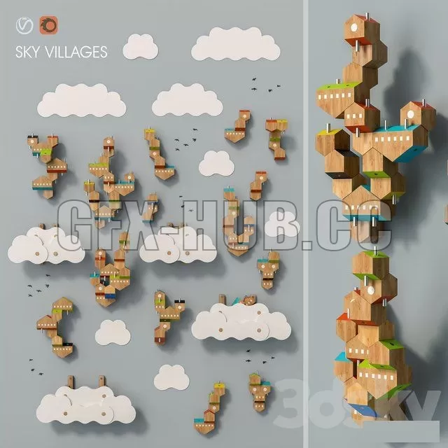 PRO MODELS – Sky Villages set 17