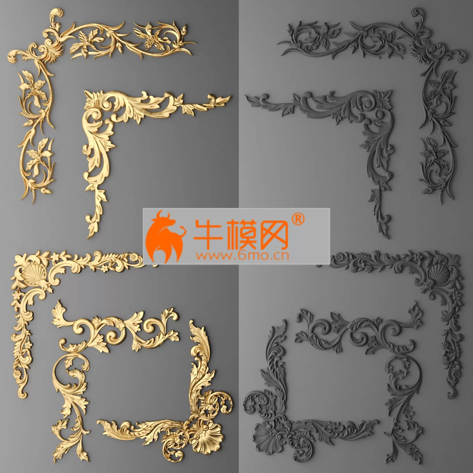 PRO MODELS – Stucco set (corner elements) PRO MODELS – Stucco set (corner elements)