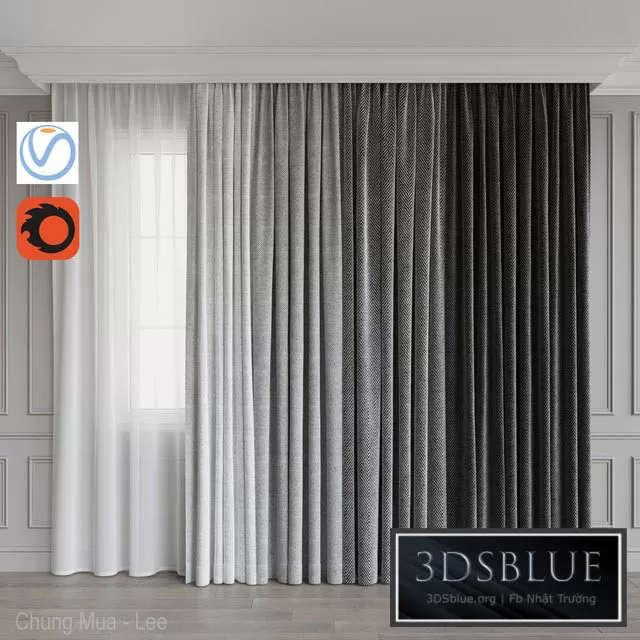 DECORATION – CURTAIN – 3DSKY Models – 2472