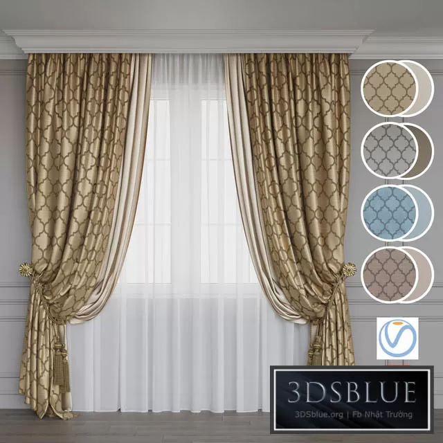 DECORATION – CURTAIN – 3DSKY Models – 2474