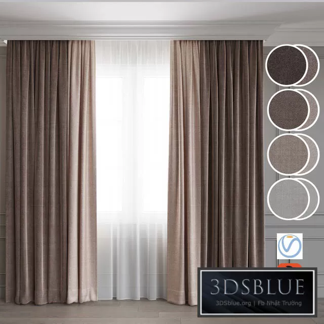 DECORATION – CURTAIN – 3DSKY Models – 2476