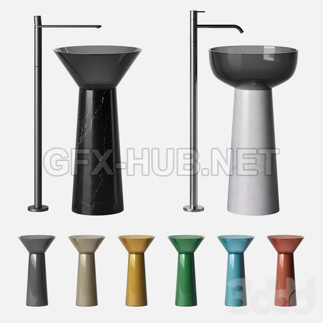 SINK – KITCHEN – A set of sinks and faucets Antonio Lupi Albume