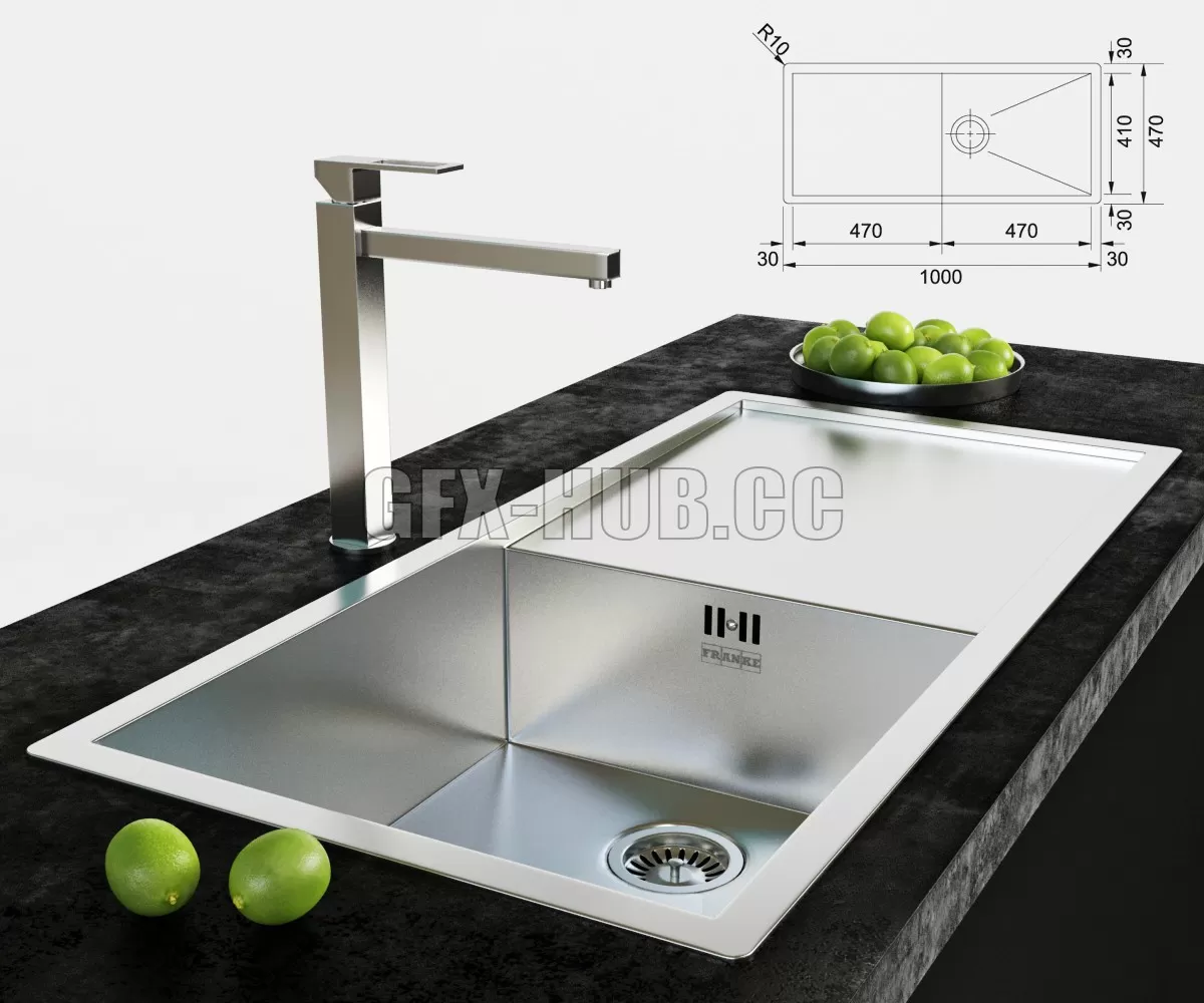 SINK – KITCHEN – Franke sink and faucet2