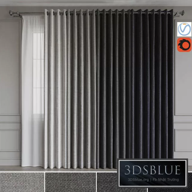 DECORATION – CURTAIN – 3DSKY Models – 2488