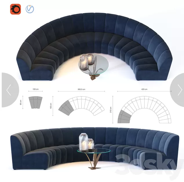 SOFA – 3DS MAX MODELS – 121