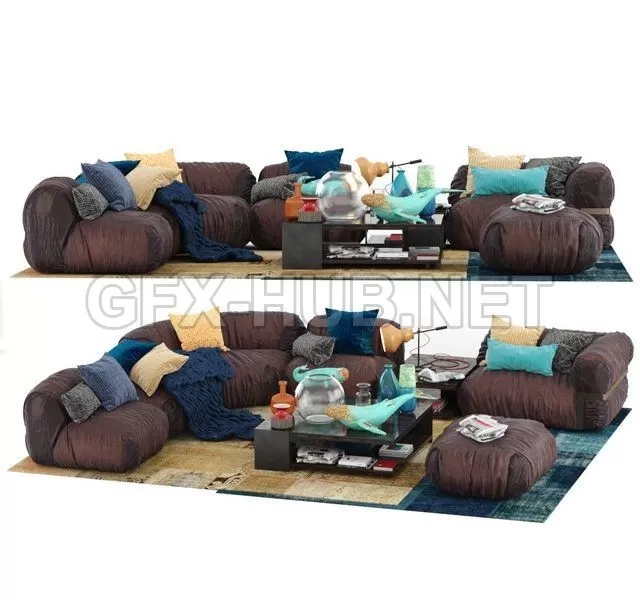 SOFA – Arketipo Lotus Sectional sofa