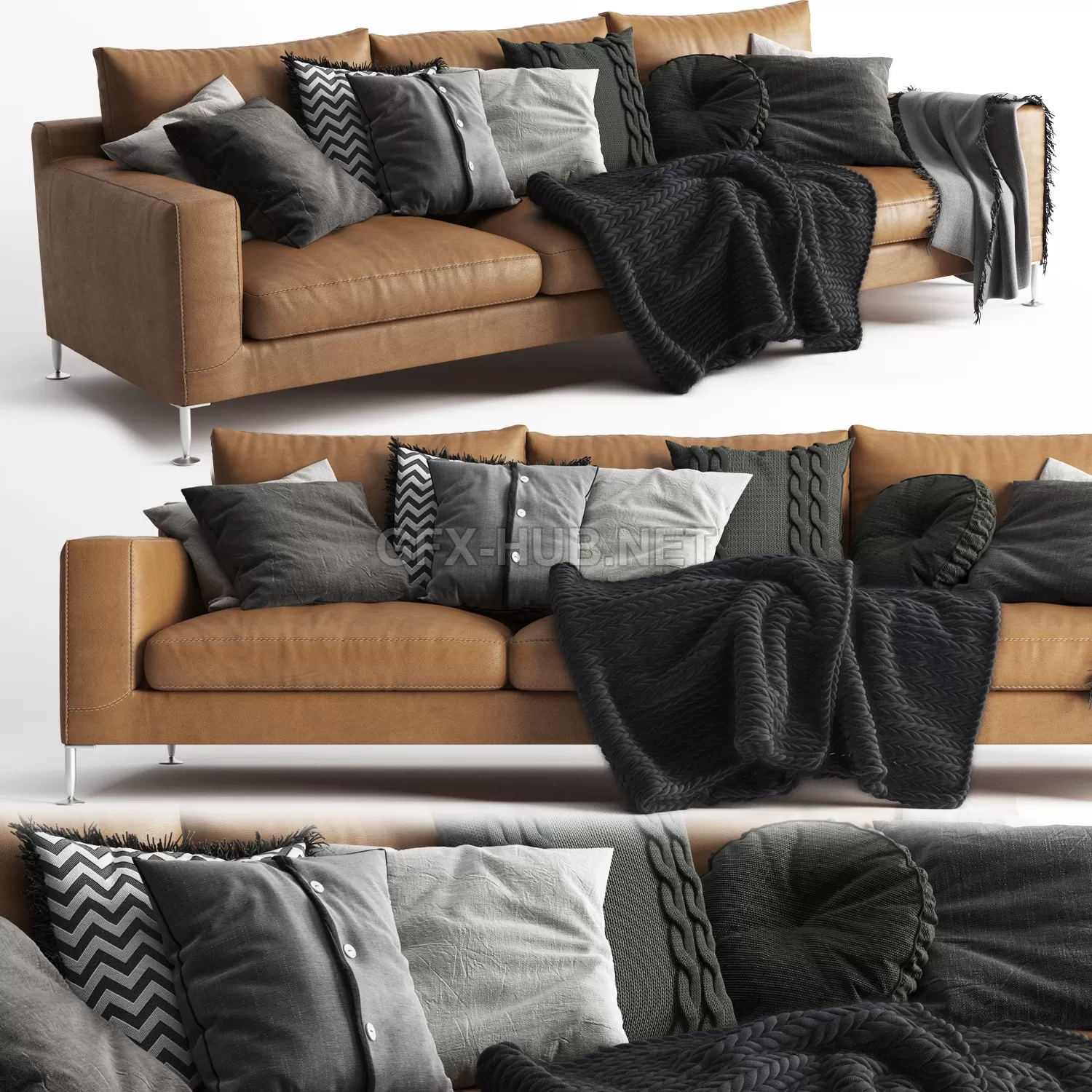 SOFA – B & B Italia Harry Sofa Scandinavian Set