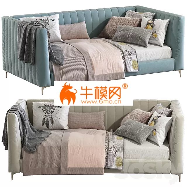 SOFA – Bed sofa Avalon Channel Stitch Upholstered Daybed