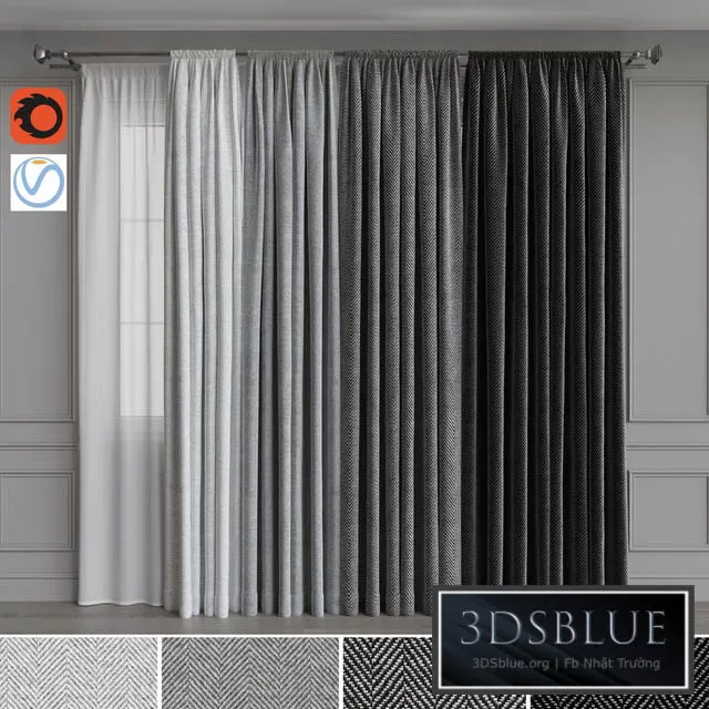 DECORATION – CURTAIN – 3DSKY Models – 2512