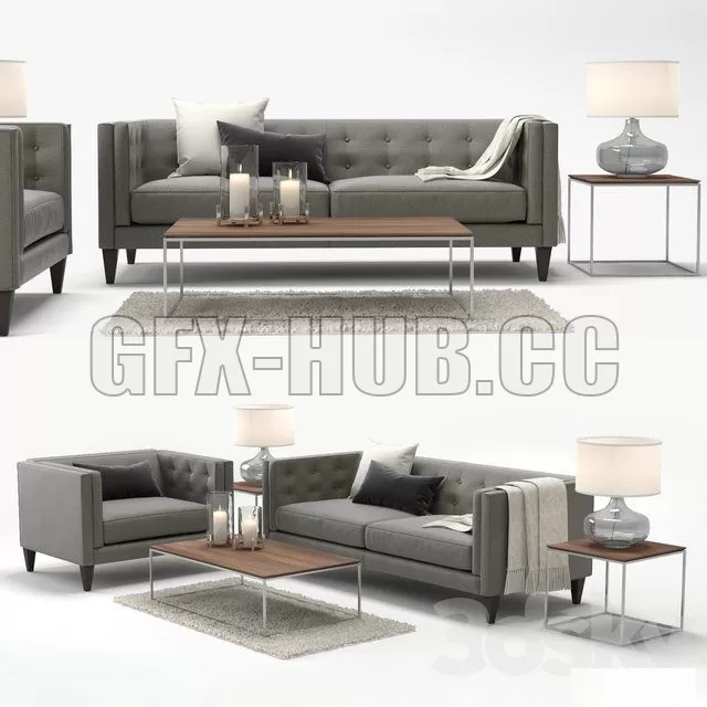 SOFA – Crate & Barrel Aidan Sofa and Aidan Chair