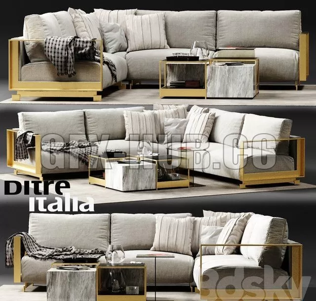 SOFA – Ditre Italia BAG Corner Sofa