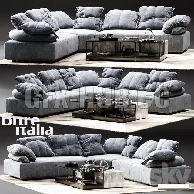 SOFA – Ditre Italia Flick-Flack Corner Sofa
