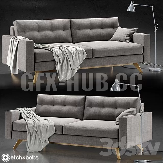 SOFA – Etch & Bolts Alfinch Sofa, Ikea Arod