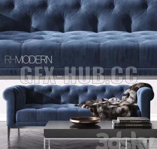 SOFA – ITALIA CHESTERFIELD FABRIC SOFA