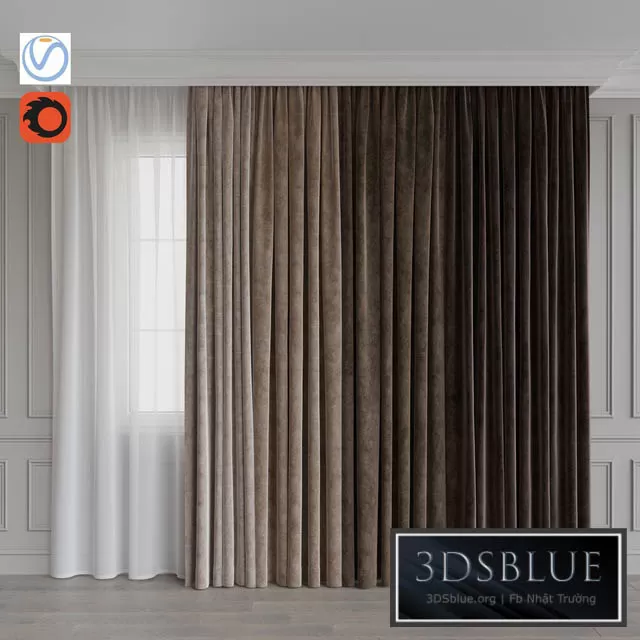 DECORATION – CURTAIN – 3DSKY Models – 2534