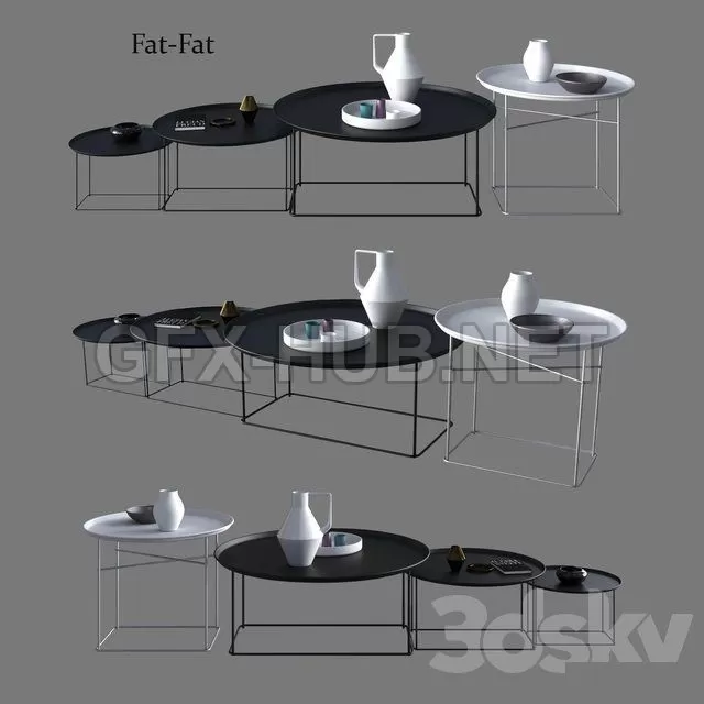 TABLE – B & B Italia Maxalto Coffee Small Tables Fat-Fat