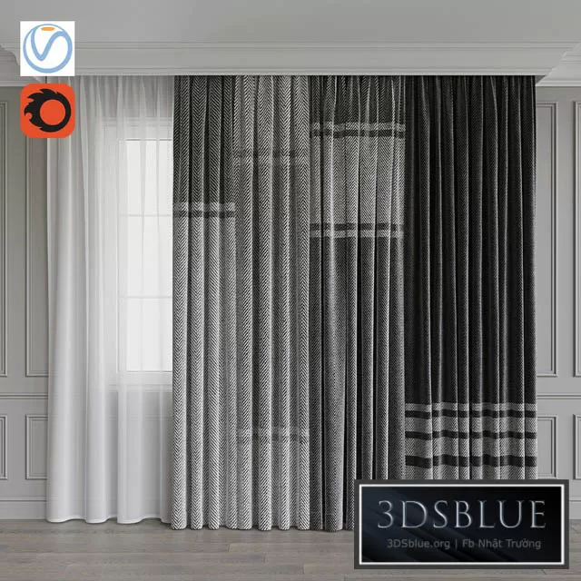 DECORATION – CURTAIN – 3DSKY Models – 2542