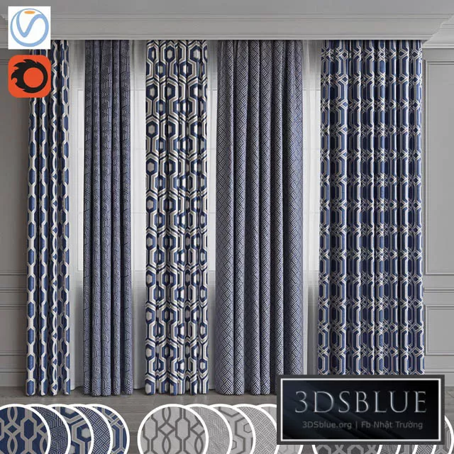 DECORATION – CURTAIN – 3DSKY Models – 2543