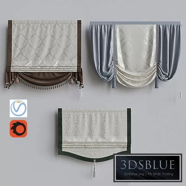 DECORATION – CURTAIN – 3DSKY Models – 2544