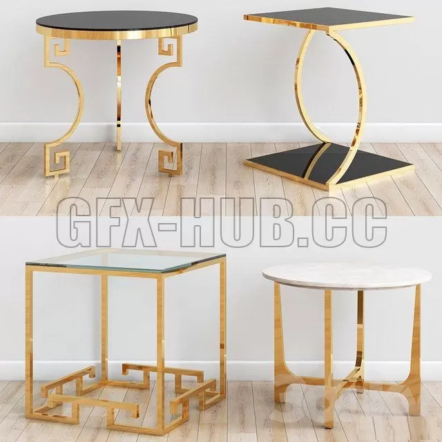 TABLE – Gold side tables-2