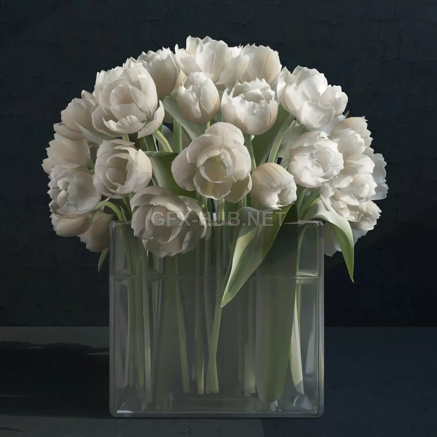 VASE – Bouquet of tulips in a vase