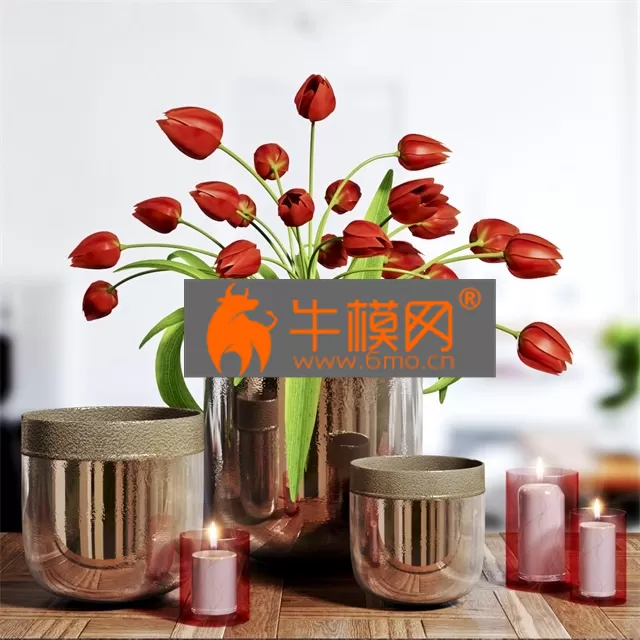 VASE – Flower Vase and candel