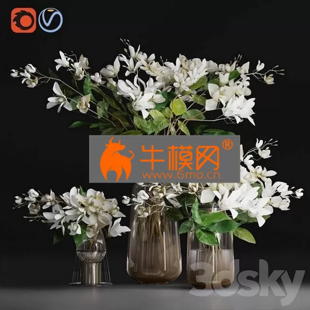 VASE – Gardenia jasmine bouquet vases