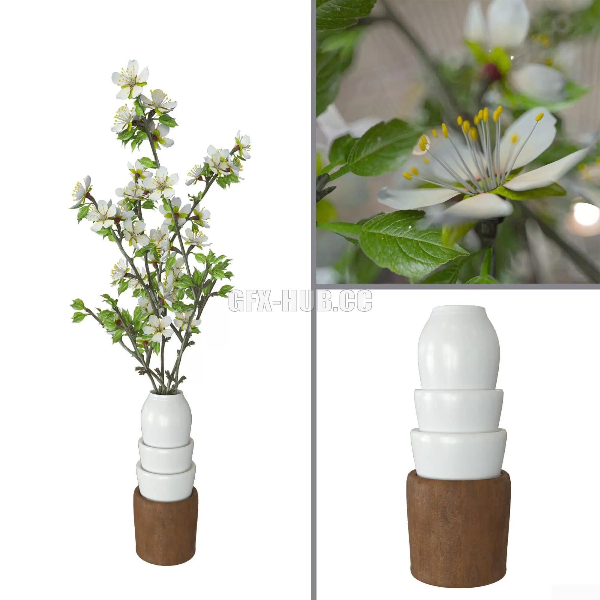 VASE – Prunus domestica vase