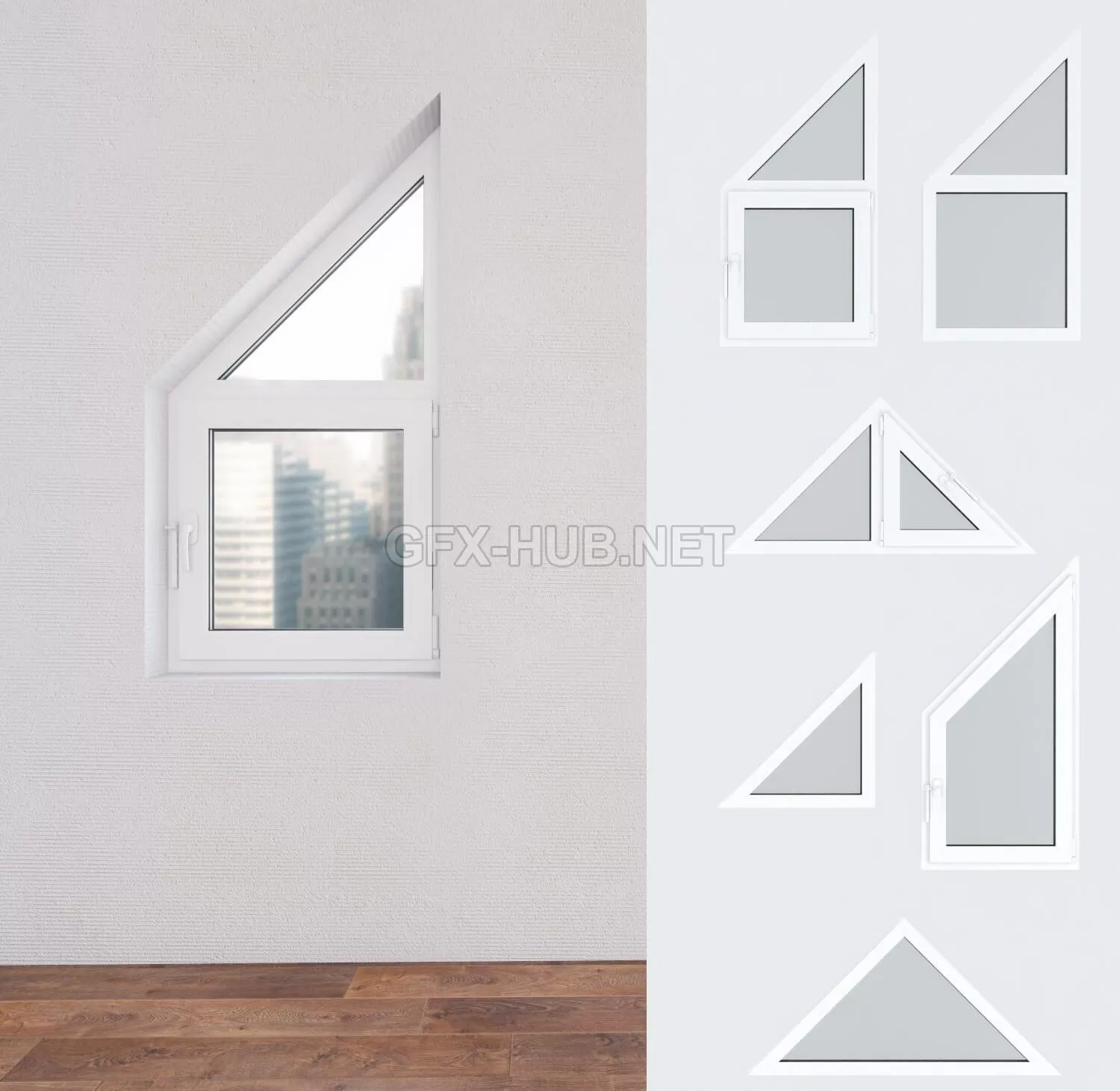 WINDOWS – A set of plastic windows 11