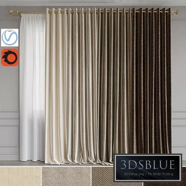 DECORATION – CURTAIN – 3DSKY Models – 2563
