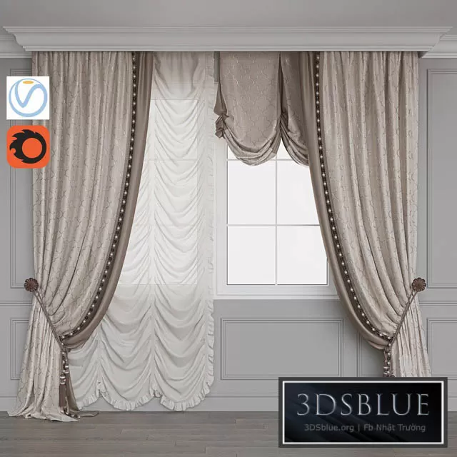 DECORATION – CURTAIN – 3DSKY Models – 2566