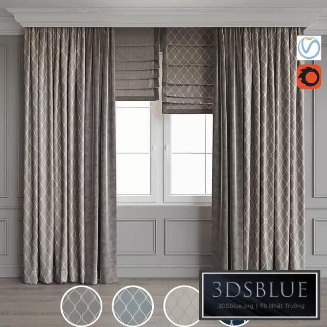 DECORATION – CURTAIN – 3DSKY Models – 2569