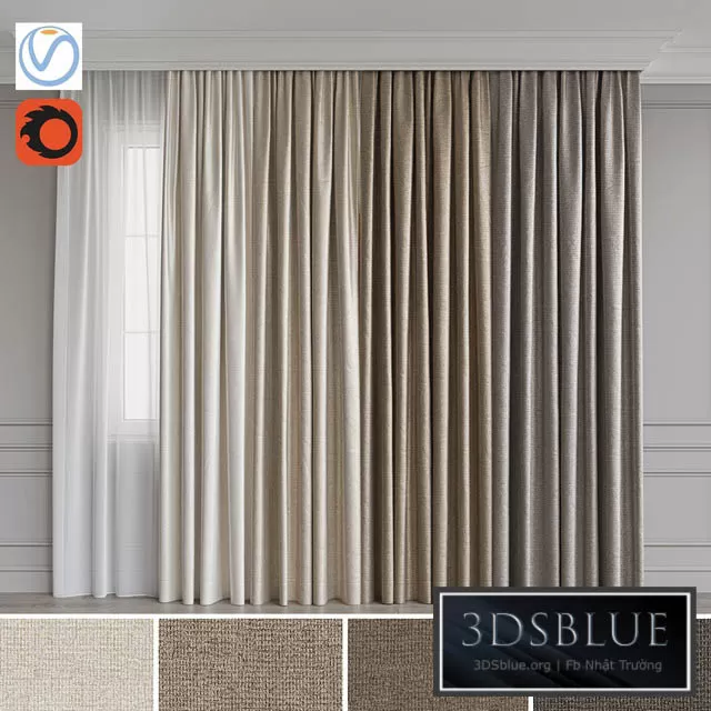 DECORATION – CURTAIN – 3DSKY Models – 2582
