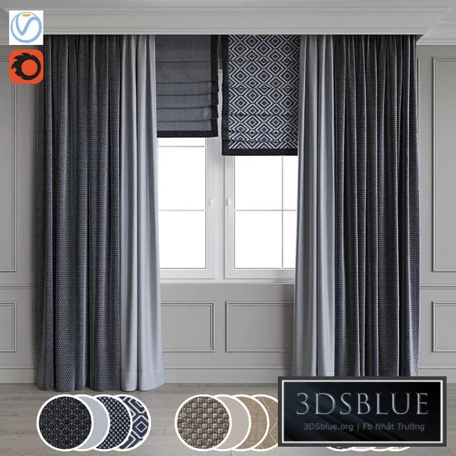 DECORATION – CURTAIN – 3DSKY Models – 2588