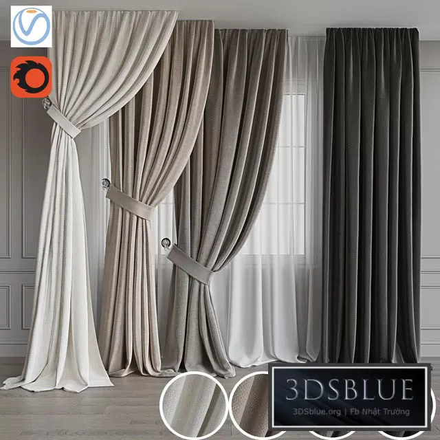 DECORATION – CURTAIN – 3DSKY Models – 2593