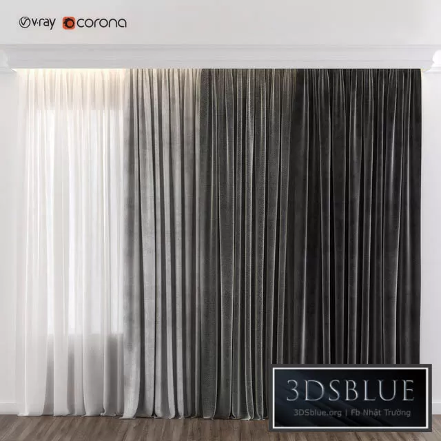 DECORATION – CURTAIN – 3DSKY Models – 2594