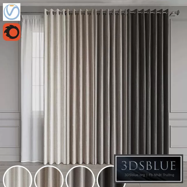 DECORATION – CURTAIN – 3DSKY Models – 2595