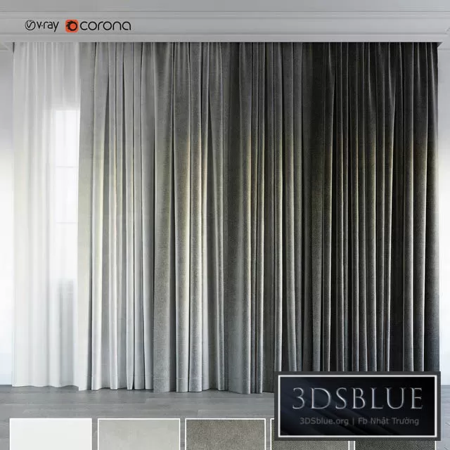 DECORATION – CURTAIN – 3DSKY Models – 2599