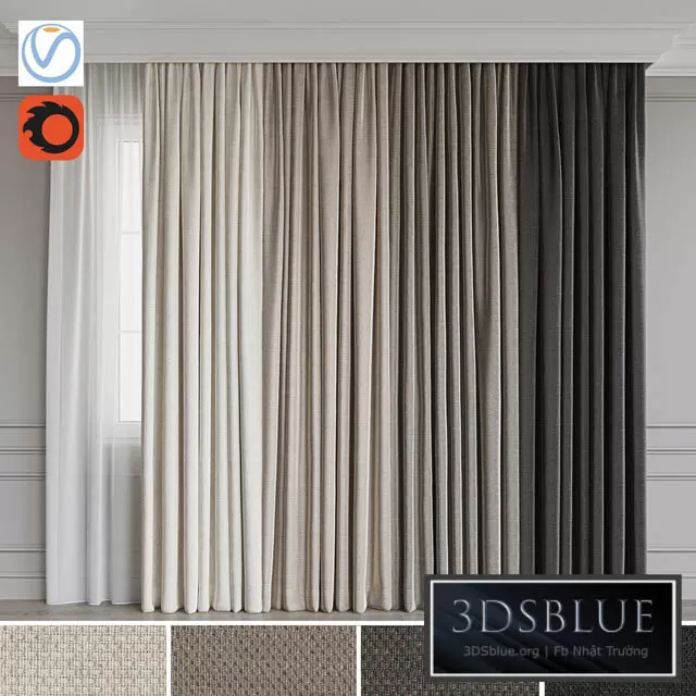 DECORATION – CURTAIN – 3DSKY Models – 2604