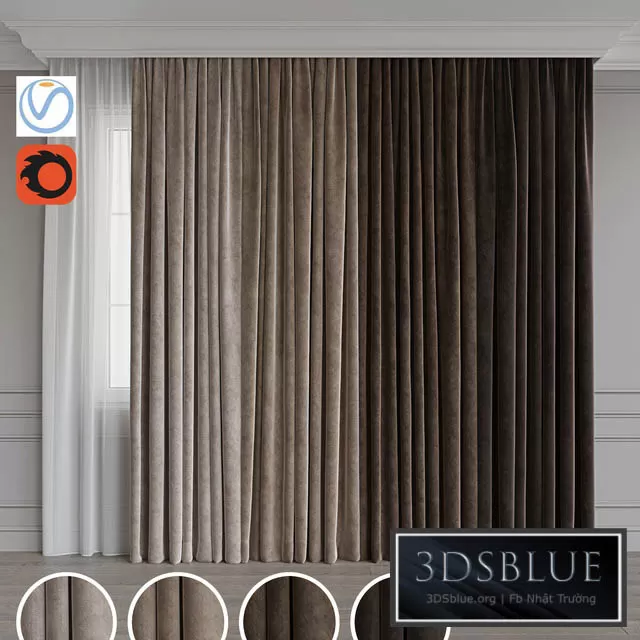 DECORATION – CURTAIN – 3DSKY Models – 2622
