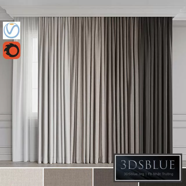 DECORATION – CURTAIN – 3DSKY Models – 2629